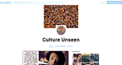 Desktop Screenshot of cultureunseen.com